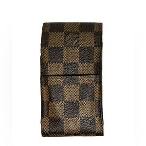 LOUIS VUITTON EUC VINTAGE DAMIER EBENE CASE